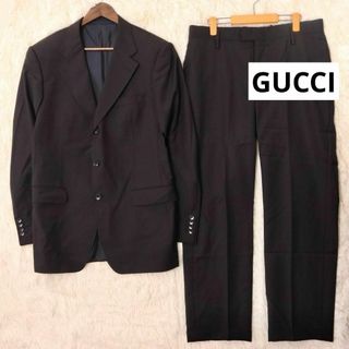 グッチ(Gucci)のグッチ　セットアップスーツ　3B　総裏地　ダークネイビー　50サイズ　メンズ(その他)