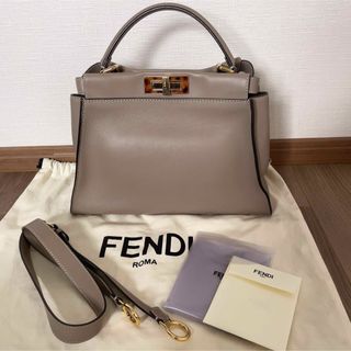 フェンディ(FENDI)のお値下げ★【極美品】フェンディ　ピーカブー　ミディアム　べっ甲(ショルダーバッグ)