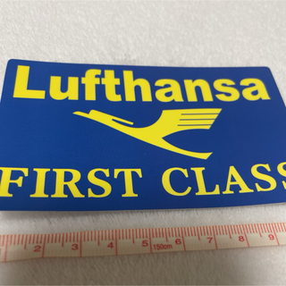 ルフトハンザドイツ航空　ファーストクラス　ステッカー　シール　限定　グッズ　(航空機)