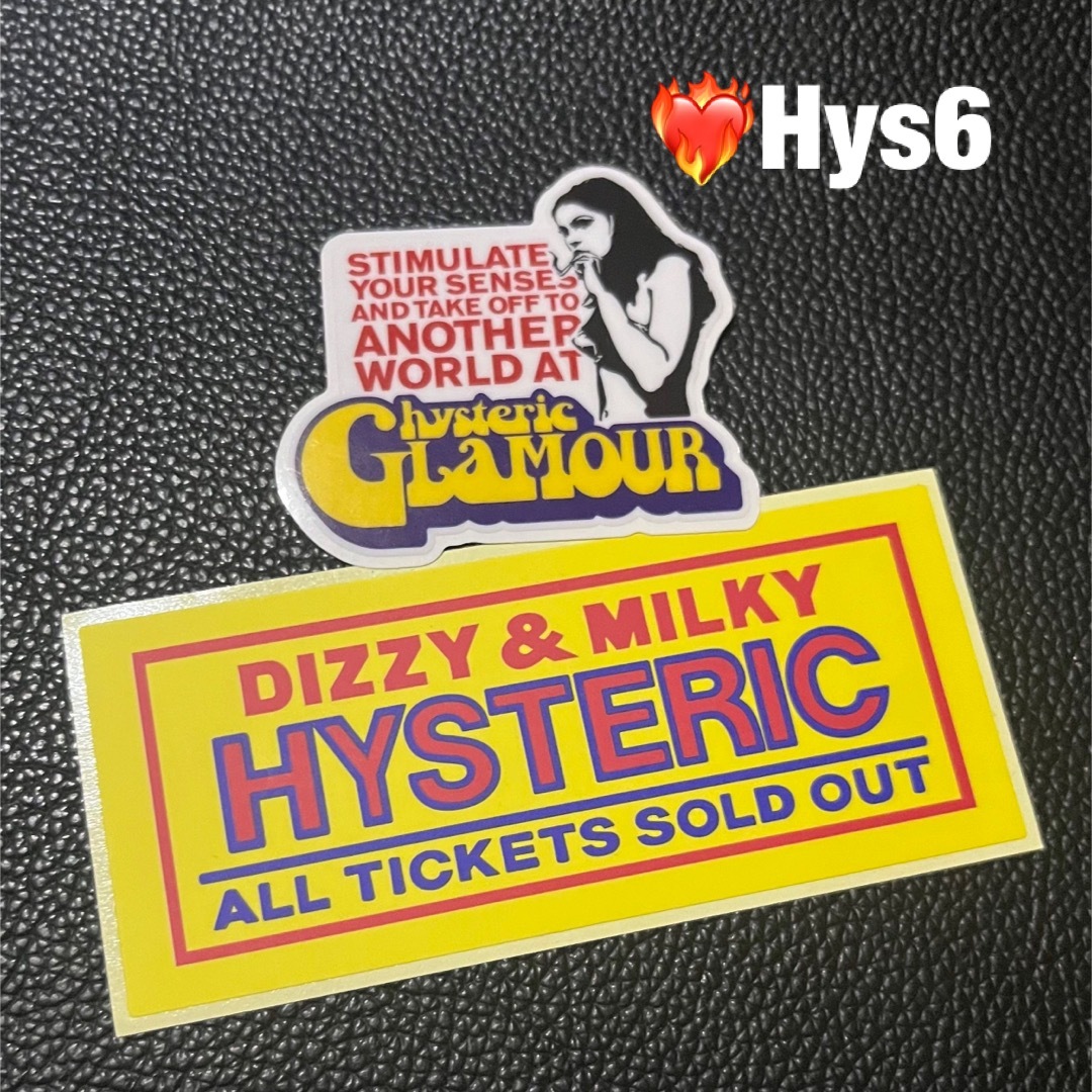 HYSTERIC GLAMOUR(ヒステリックグラマー)のHYSTERIC GLAMOUR Sticker ❤️‍🔥Hys6 メンズのファッション小物(その他)の商品写真