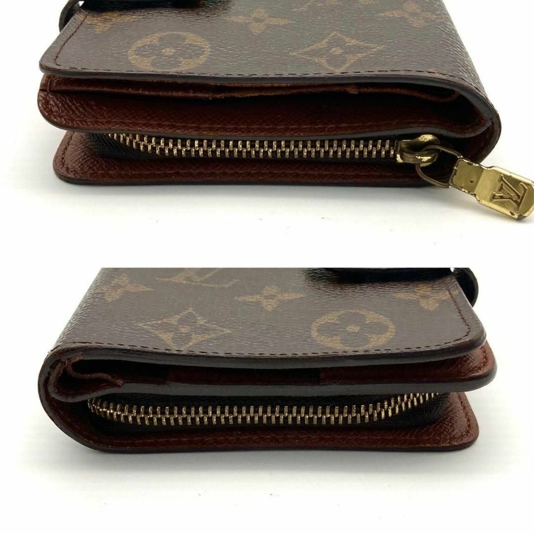 LOUIS VUITTON(ルイヴィトン)のルイヴィトン 二つ折り財布 PVCレザー ブラウン 60412 レディースのファッション小物(財布)の商品写真