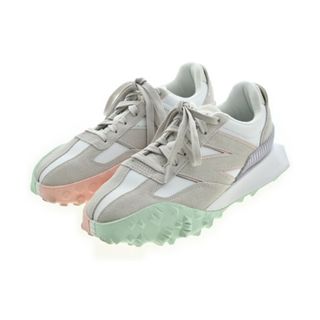 ニューバランス(New Balance)のNew Balance ニューバランス スニーカー 23.5cm 白xグレー 【古着】【中古】(スニーカー)