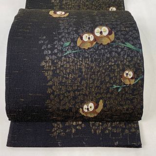 袋帯 美品 逸品 六通 正絹 【中古】(帯)