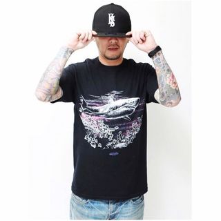 ハイドアンドシーク(HIDE AND SEEK)のHIDE AND SEEK ハイドアンドシーク シャーク Tシャツ JAWS(Tシャツ/カットソー(半袖/袖なし))