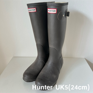 ハンター(HUNTER)のHUNTER レインブーツ UK5(24cm)(レインブーツ/長靴)