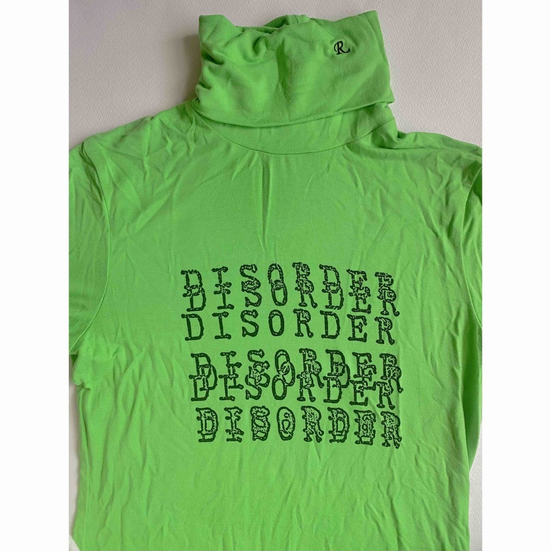 RAF SIMONS(ラフシモンズ)のRAFSIMONS ラフシモンズ 21SS DISORDER ハイネックグリーン レディースのトップス(Tシャツ(長袖/七分))の商品写真