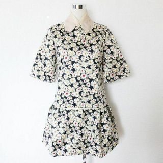 JILL by JILLSTUART - 新品 未使用 ジルバイジルスチュアート 2WAY 襟付き 花柄 ミニワンピース