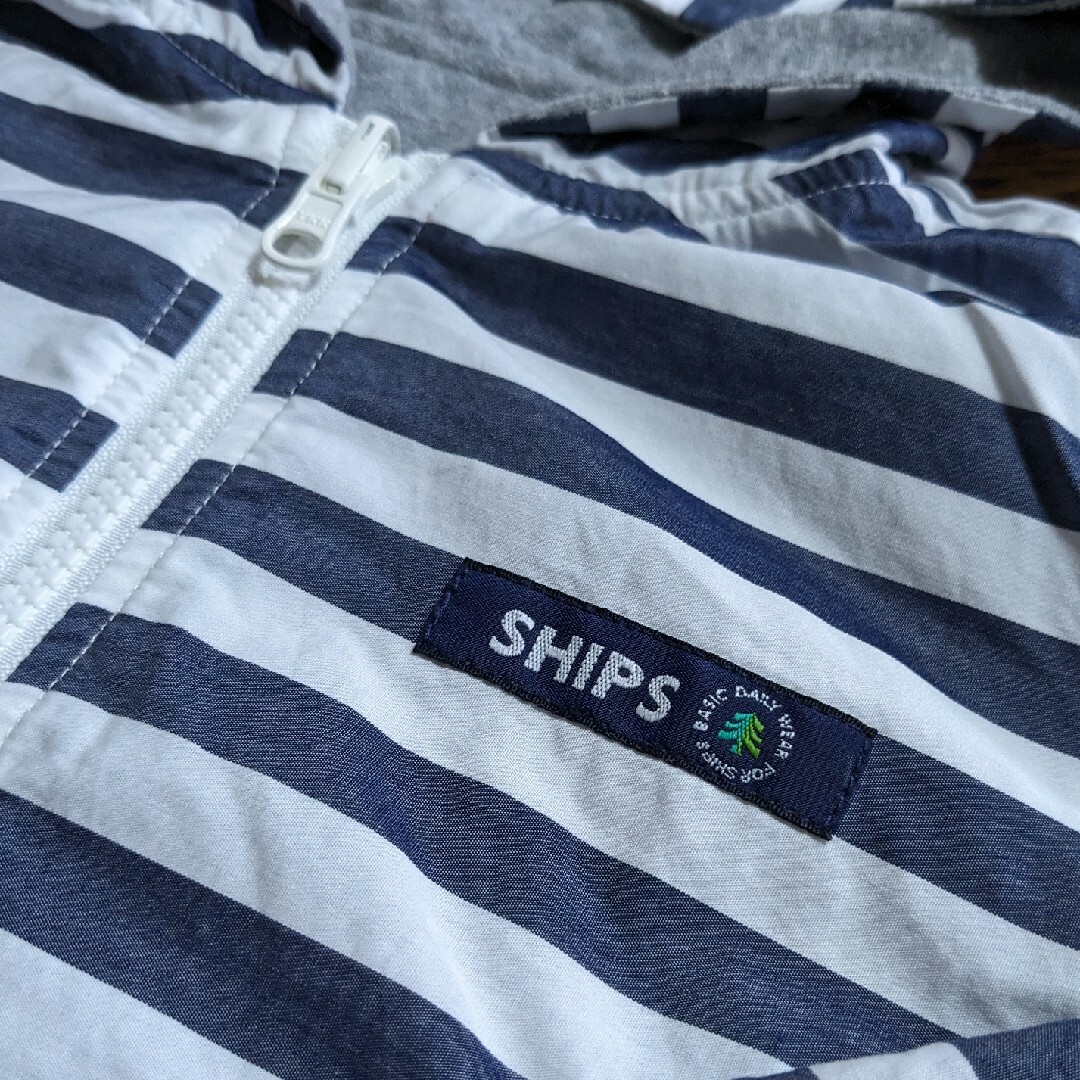 SHIPS(シップス)のSHIPS  リバーシブル パーカー　110 キッズ/ベビー/マタニティのキッズ服男の子用(90cm~)(ジャケット/上着)の商品写真
