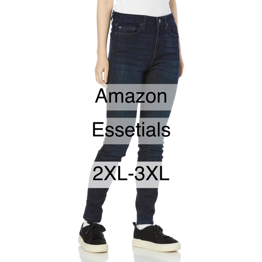 Amazon Essentials スキニージーンズ ハイライズ レディース レディースのパンツ(デニム/ジーンズ)の商品写真