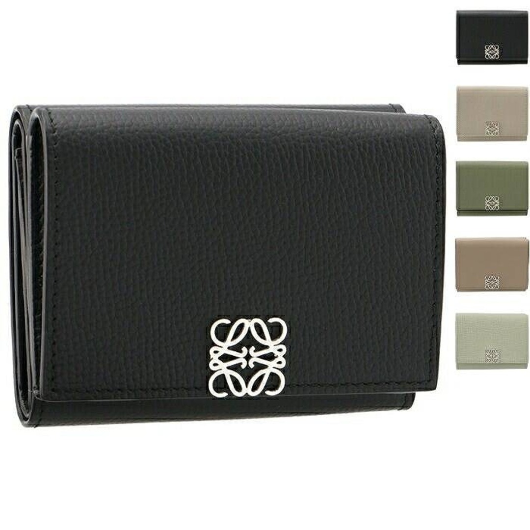 LOEWE - ロエベ LOEWE 財布 三つ折り ミニ財布 アナグラム 6cc LOEWE - ロエベ LOEWE 財布 三つ折り ミニ財布 アナグラム 6cc