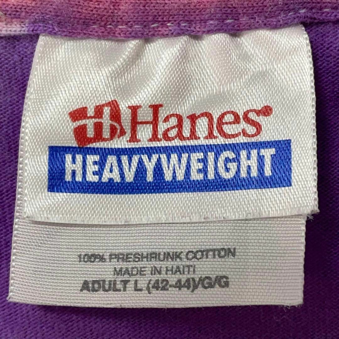 Hanes(ヘインズ)のHanes ヘインズ USA古着 タイダイTシャツ L マルチカラー メンズ メンズのトップス(Tシャツ/カットソー(半袖/袖なし))の商品写真
