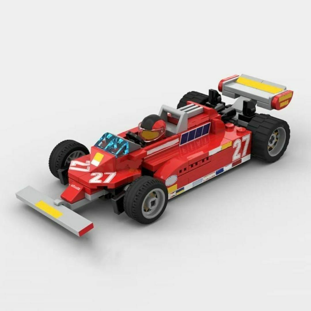 レゴ互換品 フェラーリ 126CK F1 1981 モナコGP WINNER エンタメ/ホビーのおもちゃ/ぬいぐるみ(模型/プラモデル)の商品写真