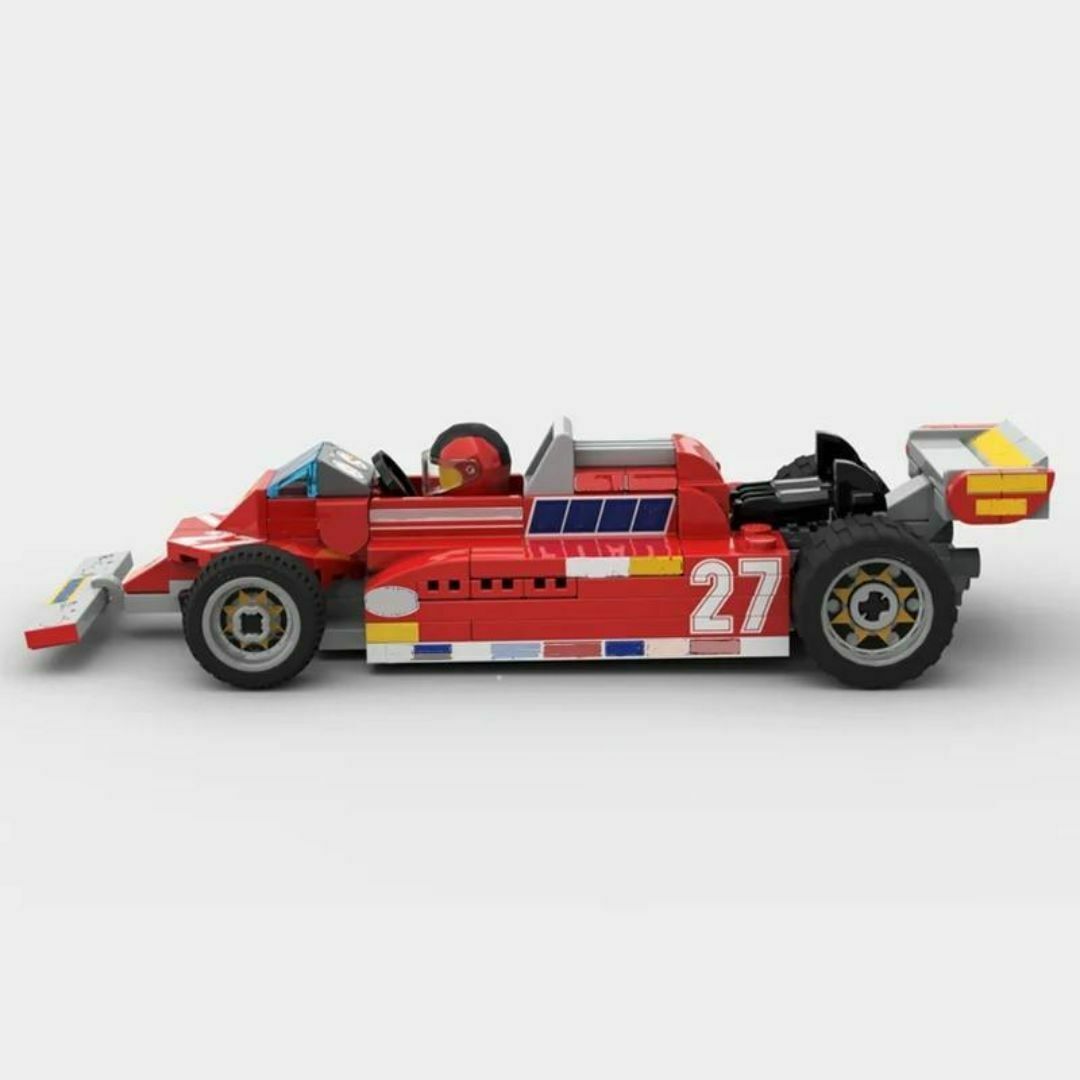 レゴ互換品 フェラーリ 126CK F1 1981 モナコGP WINNER エンタメ/ホビーのおもちゃ/ぬいぐるみ(模型/プラモデル)の商品写真