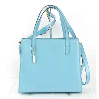 セリーヌ(celine)の『USED』 CELINE セリーヌ 2way ハンドバッグ レザー ブルー【中古】(ハンドバッグ)