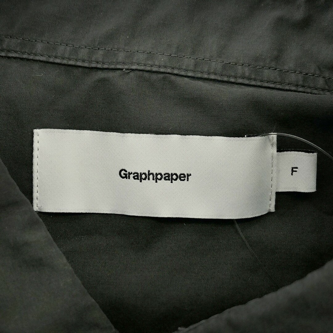 Graphpaper(グラフペーパー)のGraphpaper グラフペーパー 22AW Broad Oversized L/S Regular Collar Shirt レギュラーカラーシャツ グレー F GM223-50061B メンズのトップス(シャツ)の商品写真