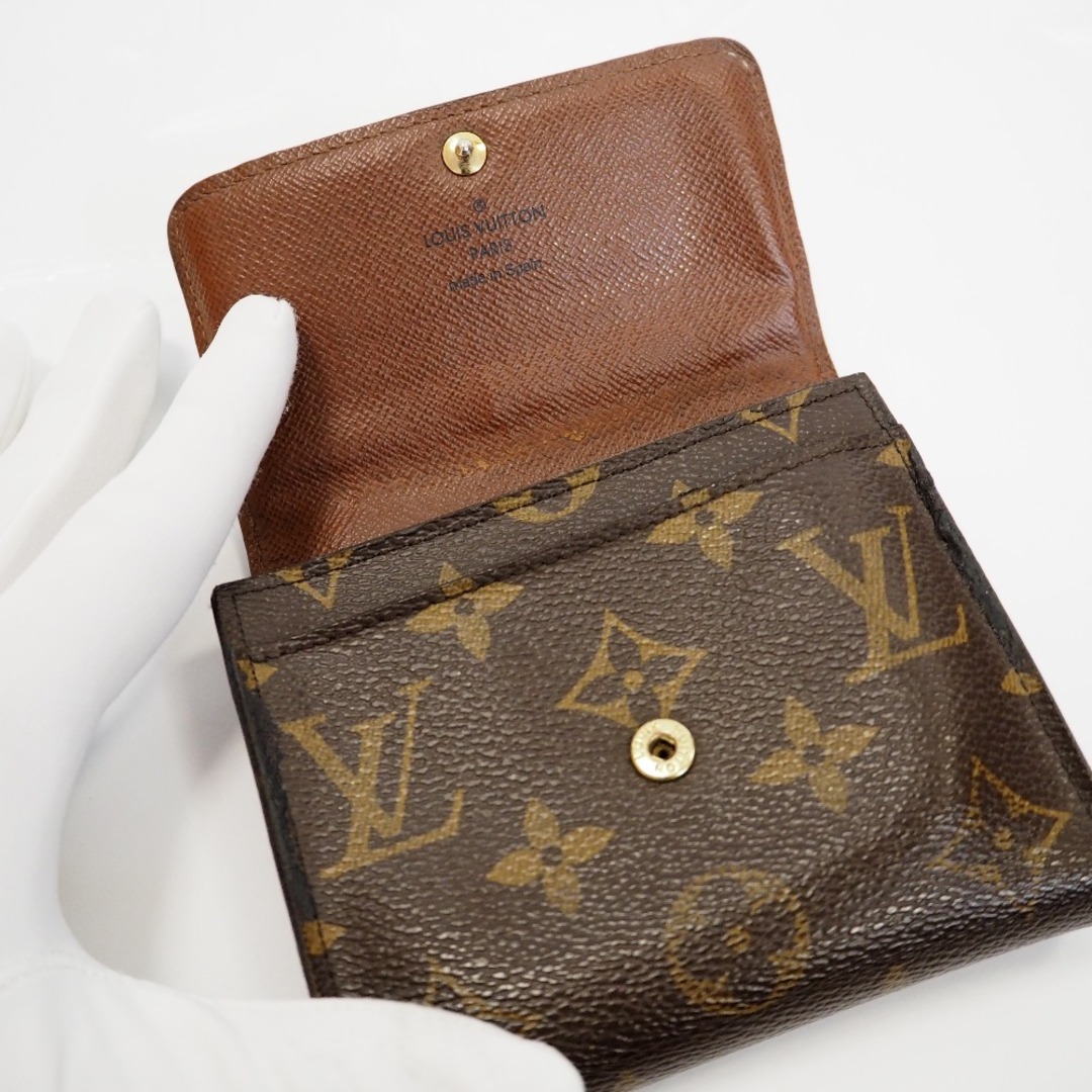 LOUIS VUITTON(ルイヴィトン)のルイ・ヴィトン モノグラム ポルトフォイユ・アナイス M60402 三つ折り財布 本革 ブラウン系 Th960004 中古 レディースのファッション小物(財布)の商品写真