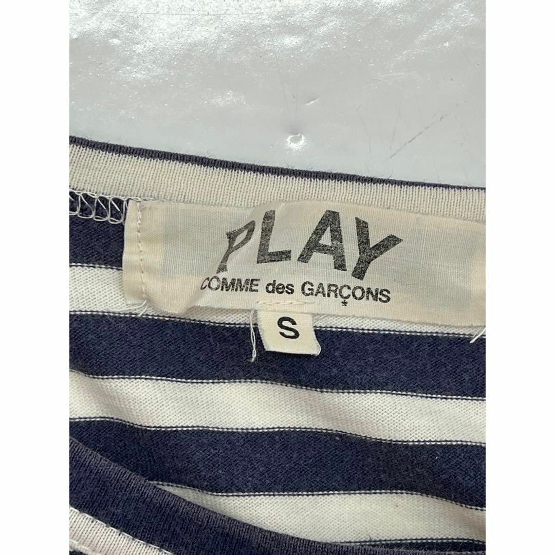 PLAY COMME des GARCONS 長袖Tシャツ ボーダー 0416 レディースのトップス(Tシャツ(長袖/七分))の商品写真
