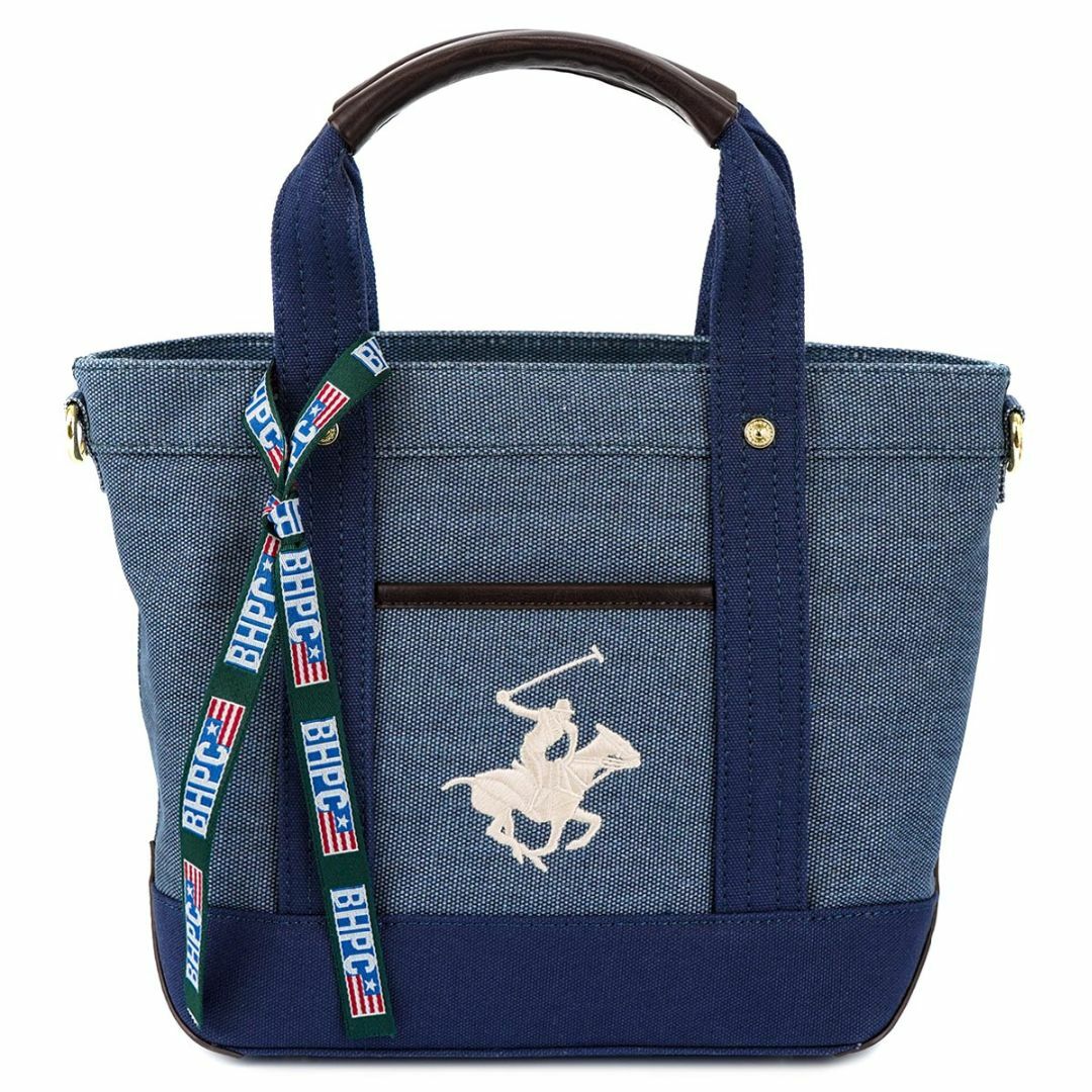 BEVERLY HILLS POLO CLUB（BHPC）(ビバリーヒルズポロクラブ)のトートバッグ ビバリーヒルズポロクラブ BH1006N BL/NV/WH レディースのバッグ(トートバッグ)の商品写真