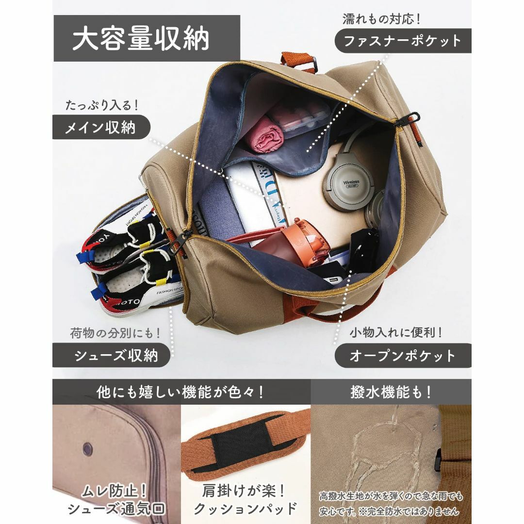 【色: グリーン 050】RIMINA スポーツバッグ ボストンバッグ ジムバッ その他のその他(その他)の商品写真