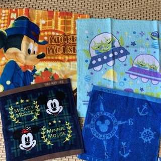 ディズニー(Disney)の新品　ミッキー　ハンドタオル　4枚セット(タオル)
