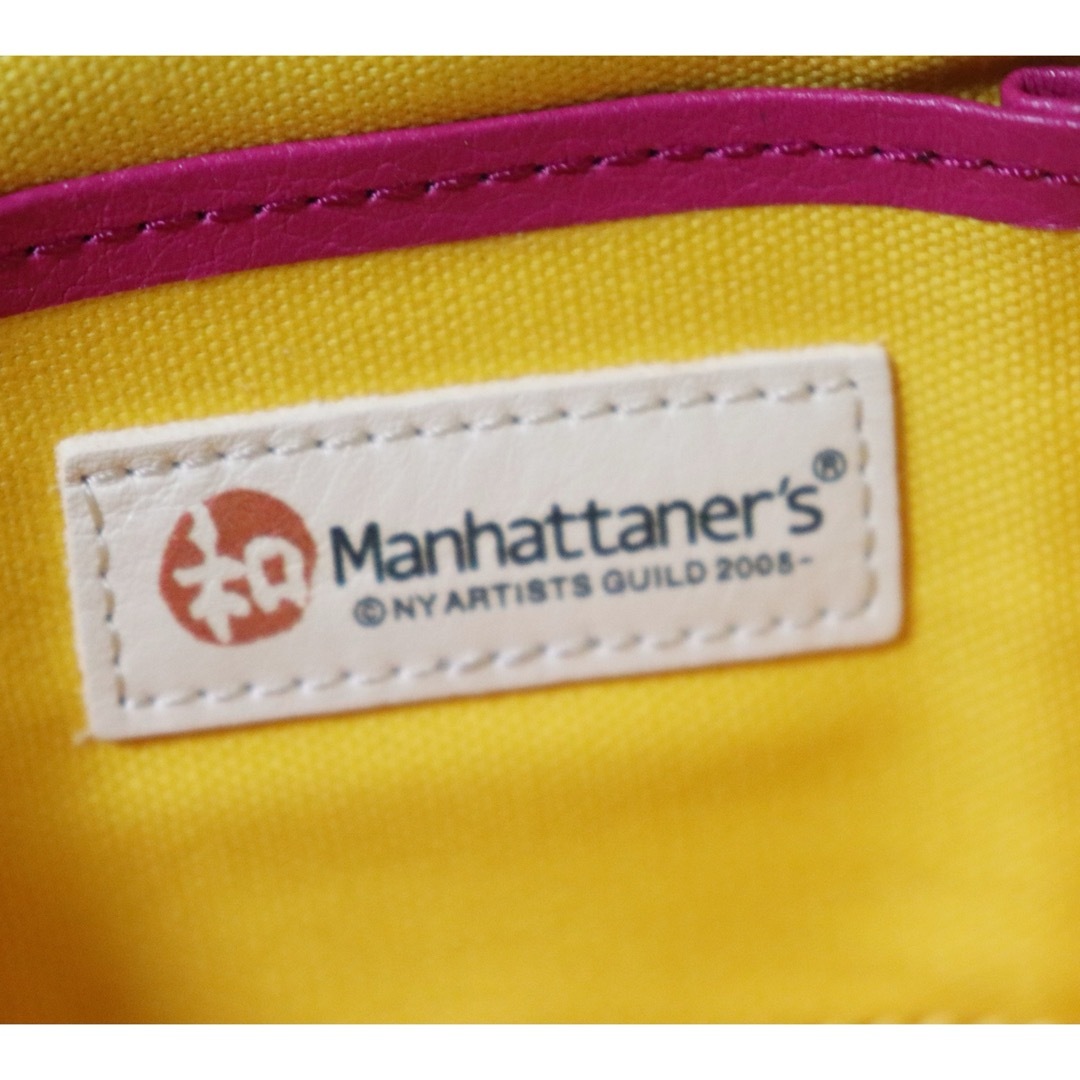 Manhattaner's(マンハッタナーズ)の《和マンハッタナーズ》新品 ネコちゃん刺繍 レザーがま口コインケース 小銭入れ レディースのファッション小物(コインケース)の商品写真
