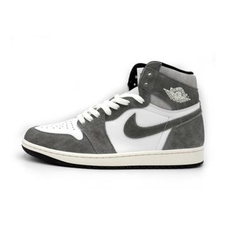 ナイキ(NIKE)のナイキ NIKE ■ 【 AIR JORDAN 1 RETRO HIGH OG Black and Smoke Grey DZ5485 051 】 エア ジョーダン 1 レトロ ハイ ブラック アンド スモーク グレー スニーカー f21633(スニーカー)