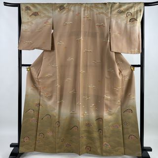 訪問着 身丈164cm 裄丈65cm 正絹 美品 名品 【中古】(着物)