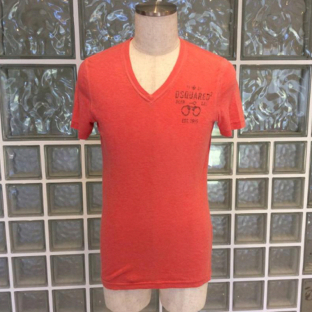 DSQUARED2(ディースクエアード)の【DSQUARED2】ディースクエアードのワンポイントプリント半袖Ｔシャツ メンズのトップス(Tシャツ/カットソー(半袖/袖なし))の商品写真