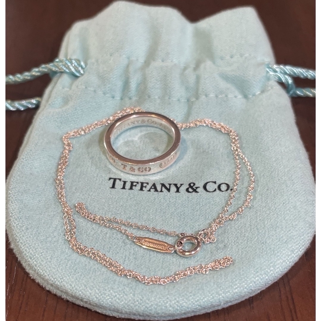 Tiffany & Co.(ティファニー)のTiffany 1837 リング Ag925 チェーン付き レディースのアクセサリー(リング(指輪))の商品写真