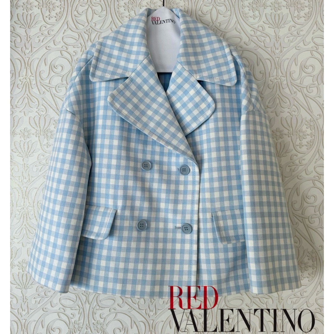 RED VALENTINO ギンガムチェック ジャケット コート 新品タグ付 RED VALENTINO ギンガムチェック ジャケット コート 新品タグ付