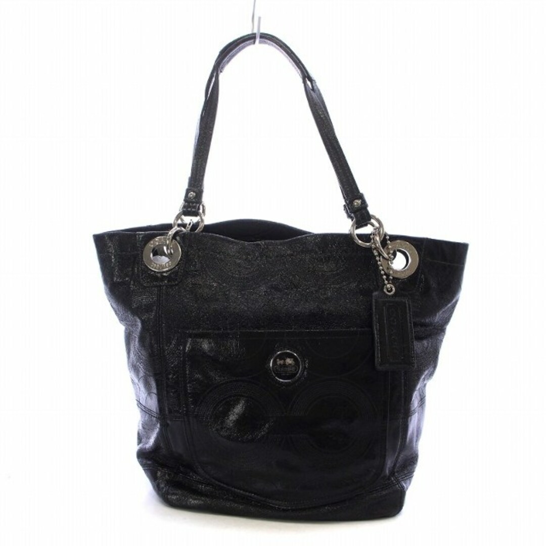COACH - コーチ トートバッグ アレックス スティッチド パテントレザー COACH - コーチ トートバッグ アレックス スティッチド パテントレザー