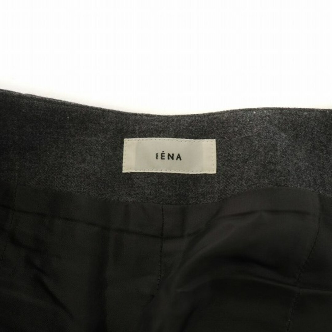 IENA(イエナ)のイエナ 23AW サキソニーテーパードパンツ ジップフライ ウール グレー レディースのパンツ(その他)の商品写真