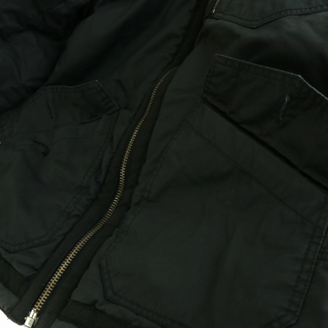 DIESEL(ディーゼル)のDIESEL ヴィンテージ ミリタリージャケット 中綿 ミドル 長袖 M 黒 メンズのジャケット/アウター(その他)の商品写真