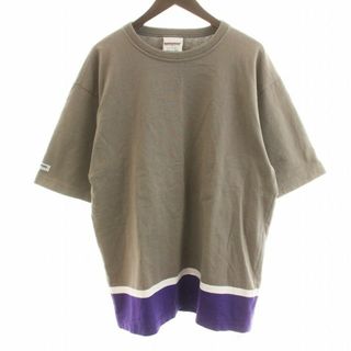 SOPHNET. BARBARIAN コラボ  Tシャツ 半袖 L グレー 紫