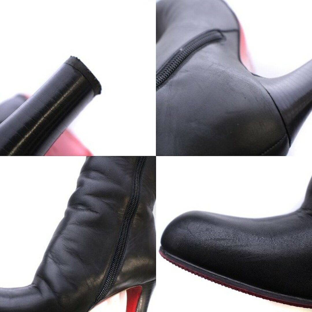Christian Louboutin(クリスチャンルブタン)のクリスチャンルブタン ロングブーツ レザー 36.5 23.5cm 黒 レディースの靴/シューズ(ブーツ)の商品写真
