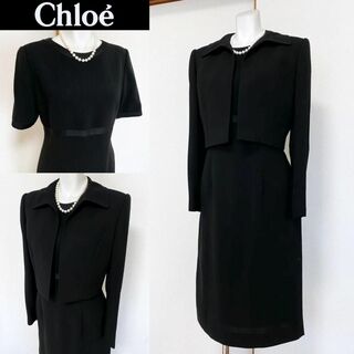 クロエ(Chloe)の⁑クロエ　東京イギン　高級喪服礼服　ワンピーススーツ　9号　日本製(礼服/喪服)