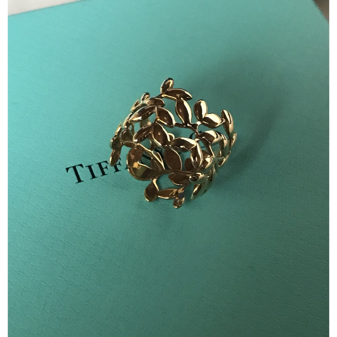 Tiffany & Co. - ティファニー オリーブリーフバンドリングの Tiffany & Co. - ティファニー オリーブリーフバンドリングの