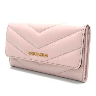 マイケルコース(Michael Kors)のマイケルコース 三つ折り長財布 35R4GTVF9V POWDER BLUSH(財布)