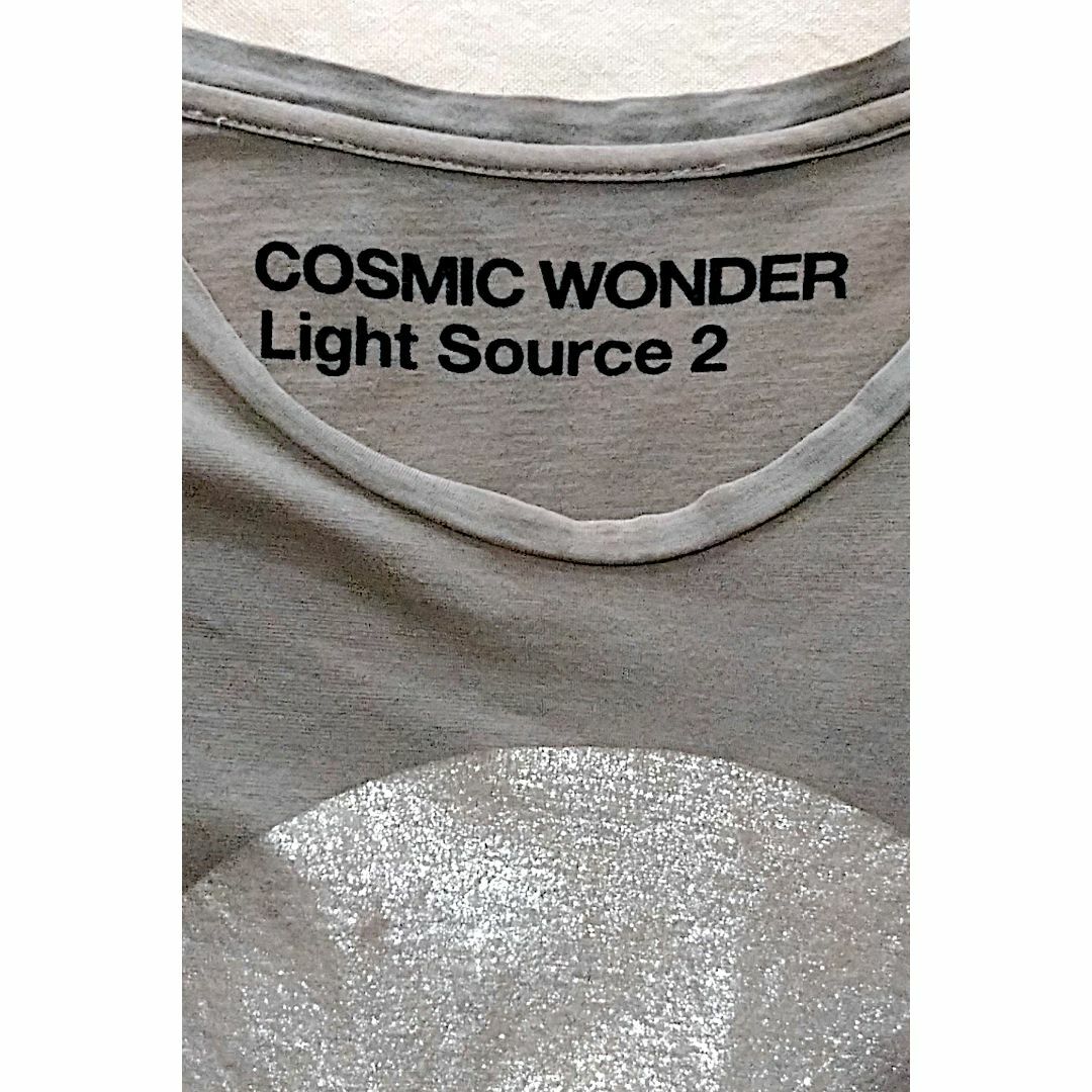 COSMIC WONDER(コズミックワンダー)のVINTAGE! COSMIC WONDER LS2 箔プリンTシャツ 美品 メンズのトップス(Tシャツ/カットソー(半袖/袖なし))の商品写真