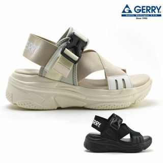 【BLACK】ジェリー サンダル レディース スポーツサンダル スポサン アウトドアサンダル ブラック ベージュ GERRY 5557【送料無料】(サンダル)