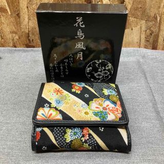 【Nさ1404】 花鳥風月 財布 レディース 和風 着物 カード入れ 花柄 (財布)