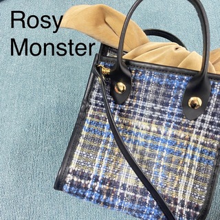 Rosy Monster ツイードミニサイコロバッグ　saikoro bag(トートバッグ)