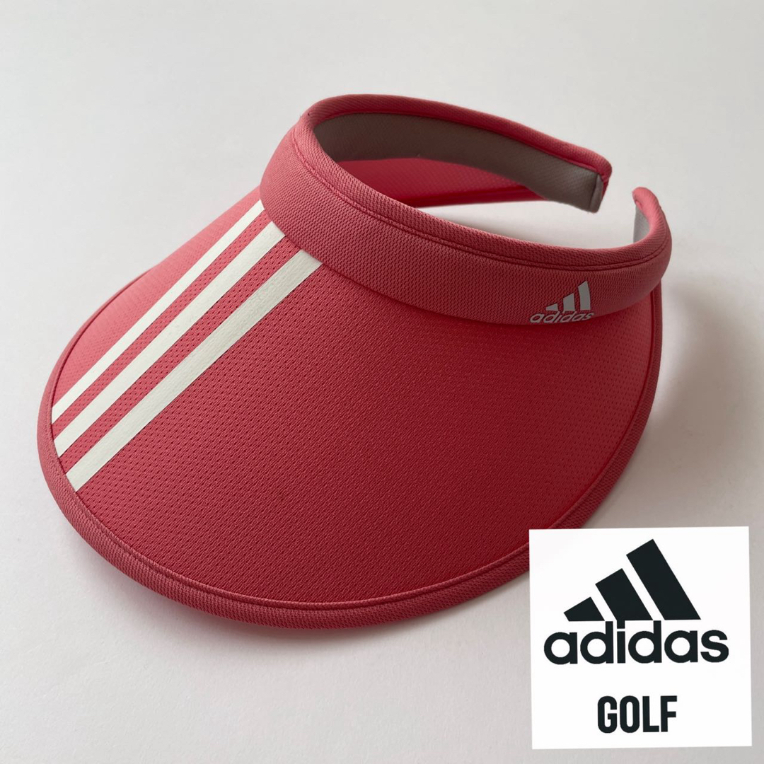 adidas(アディダス)の新品/アディダス/レディース/サンバイザー/カワイイ スポーツ/アウトドアのゴルフ(ウエア)の商品写真