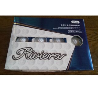 ゴルフボール Riviera Golf 12個 ホワイト 白 １ダース