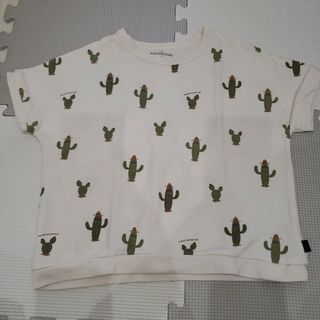 テータテート(tete a tete)のキッズ 110 Tシャツ 半袖 テータテート ホワイト サボテン 男の子 女の子(Tシャツ/カットソー)