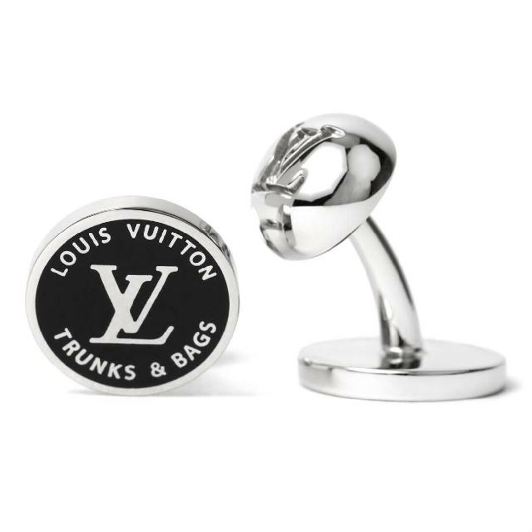 LOUIS VUITTON(ルイヴィトン)の新品 ルイヴィトン Louis Vuitton カフスボタン CUFF LINKS シルバー/ブラック メンズのファッション小物(カフリンクス)の商品写真