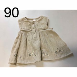 テータテート(tete a tete)のtete a tete 刺繍ブラウス 90(ブラウス)