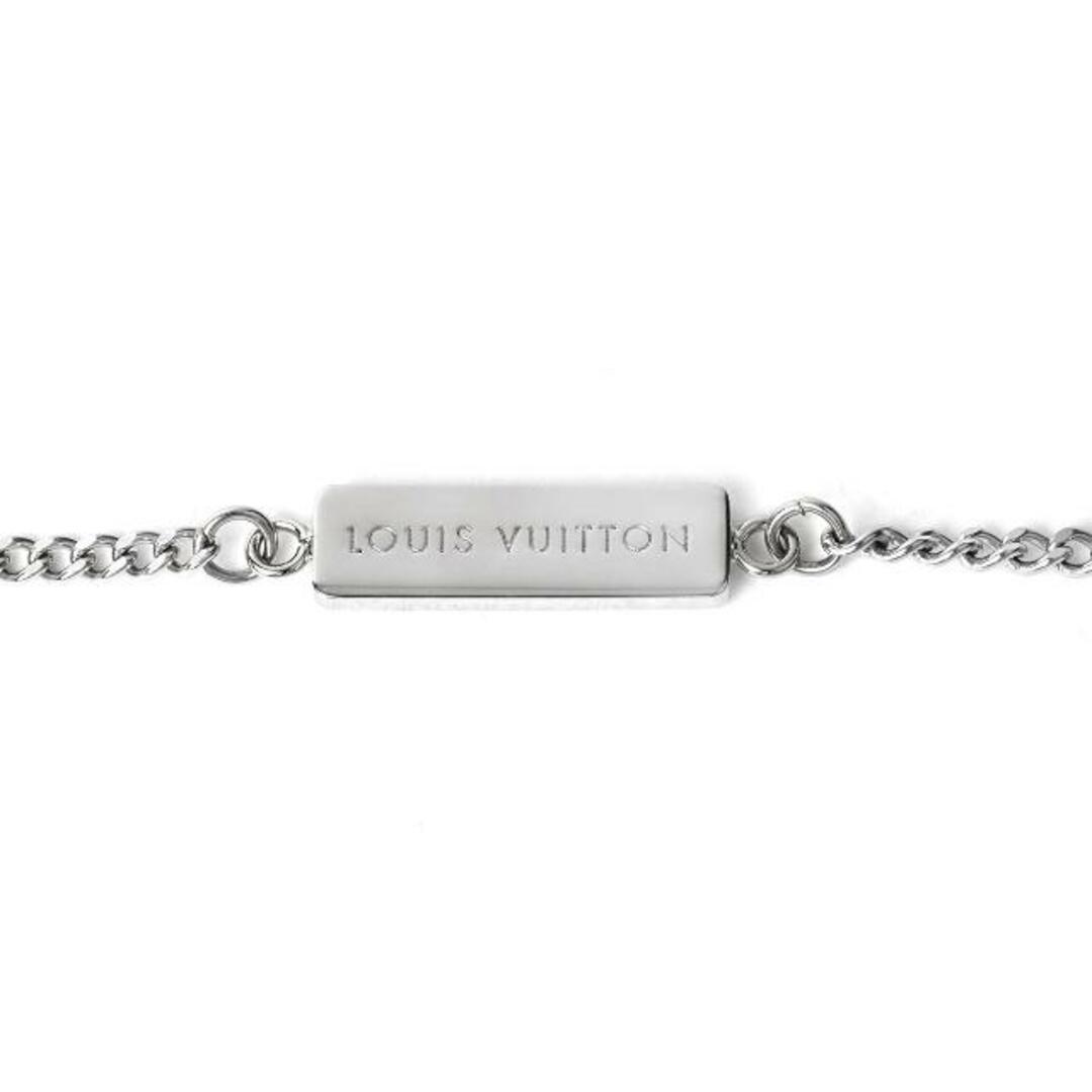 LOUIS VUITTON(ルイヴィトン)の新品 ルイヴィトン Louis Vuitton ネックレス NECKLACE シルバー/ブラック メンズのアクセサリー(ネックレス)の商品写真