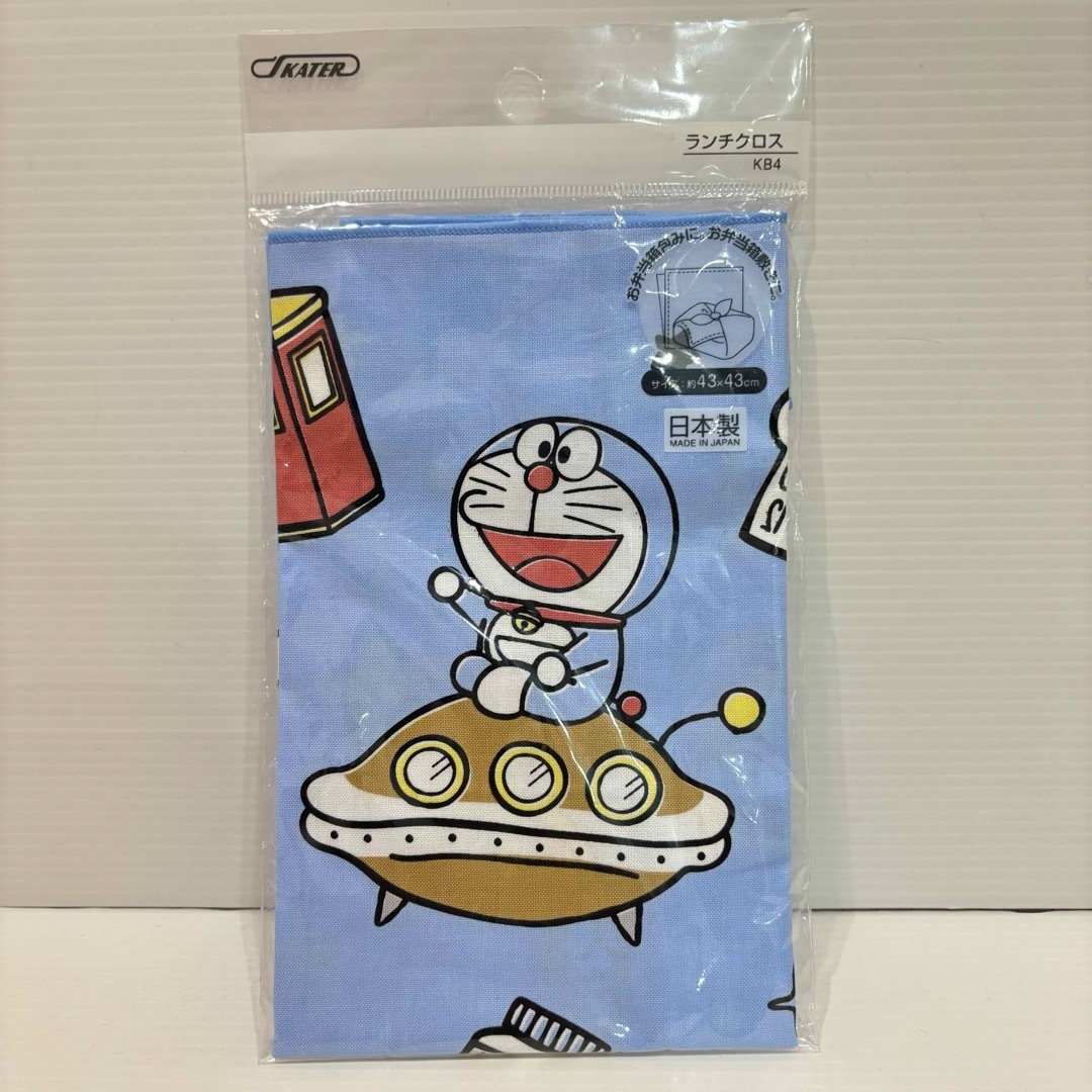 ドラえもん(ドラエモン)のお弁当 ランチクロス 43×43㎝ ドラえもん 宇宙さんぽKB4-A 巾着クロス インテリア/住まい/日用品のキッチン/食器(弁当用品)の商品写真