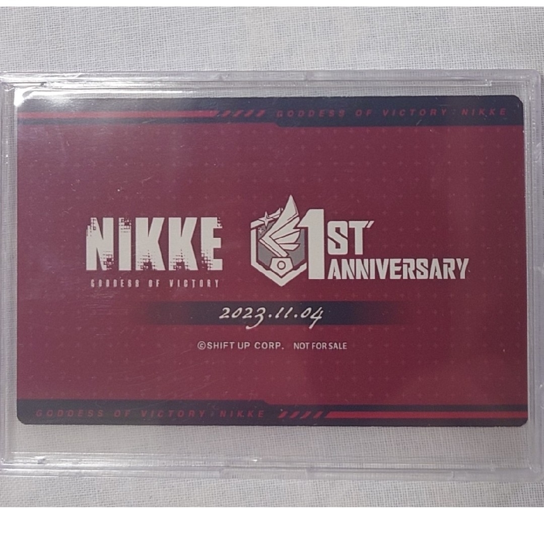 nikke 1周年　プロモカード　レッドフード エンタメ/ホビーのトレーディングカード(その他)の商品写真